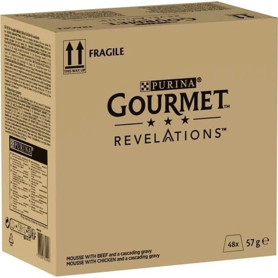Purina Gourmet Revelations Poulet & Boeuf 48 X 57 G - Destockage 5 Purina Gourmet Revelations Poulet & Boeuf 48 X 57 G - Destockage – Image 3