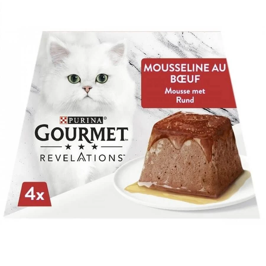 Purina Gourmet Revelations Poulet & Boeuf 48 X 57 G - Destockage 3 Purina Gourmet Revelations Poulet & Boeuf 48 X 57 G - Destockage