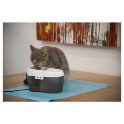 Cat H2O Fontaine à Eau Grise Pour Chat 2 L -Boutique Trixie 42160 844238