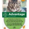 Advantage 40 Chat Et Lapin De 1 à 4 Kg Pipettes X4 -Boutique Trixie advantage 40 chat et lapin de 1 4 kg 4 pipettes