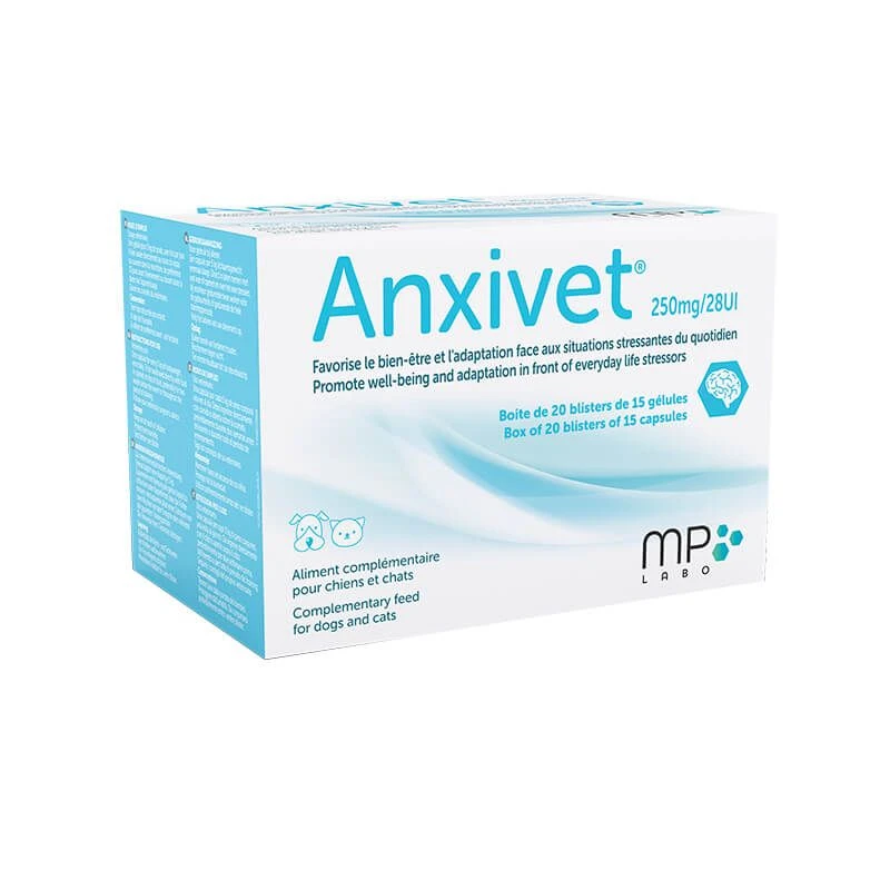 Anxivet 250 Mg 300 Gélules 3 Anxivet 250 Mg 300 Gélules
