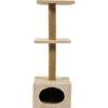 Zolux Arbre à Chat Duo Beige 83 Cm -Boutique Trixie arbre chat duo beige 83cm