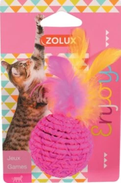 Zolux Jouet élastique Balle Assortie Pour Chat