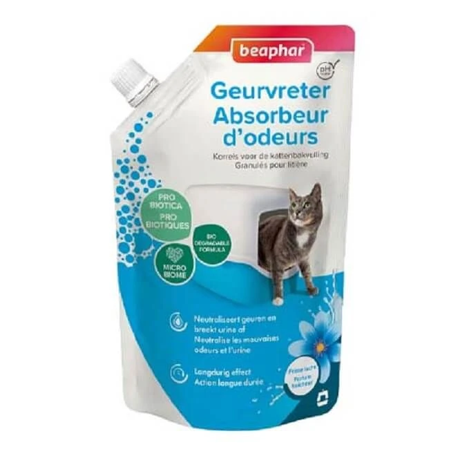 Beaphar Granulés Absorbeurs D'odeurs Litière 400 G 3 Beaphar Granulés Absorbeurs D'odeurs Litière 400 G