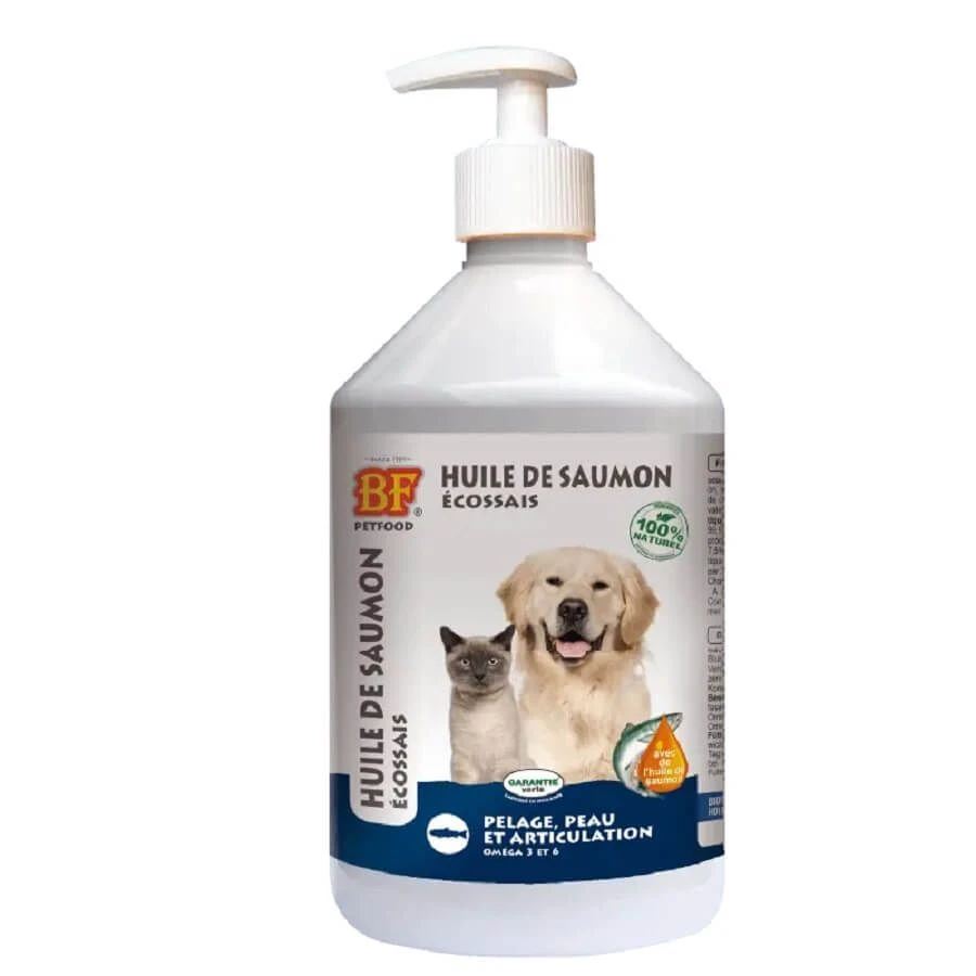 Biofood Huile De Saumon Chien & Chat 500 Ml 3 Biofood Huile De Saumon Chien & Chat 500 Ml