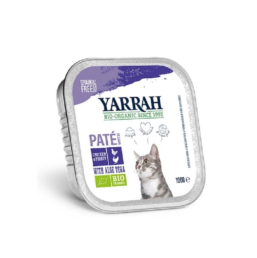 Yarrah Bio Bouchées Poulet Aloe Vera Chat 16 X 100 G 3 Yarrah Bio Bouchées Poulet Aloe Vera Chat 16 X 100 G