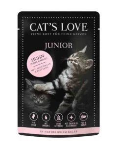 Cat's Love Junior Poulet Sans Céréales Et Sans Gluten 12 X 85 G