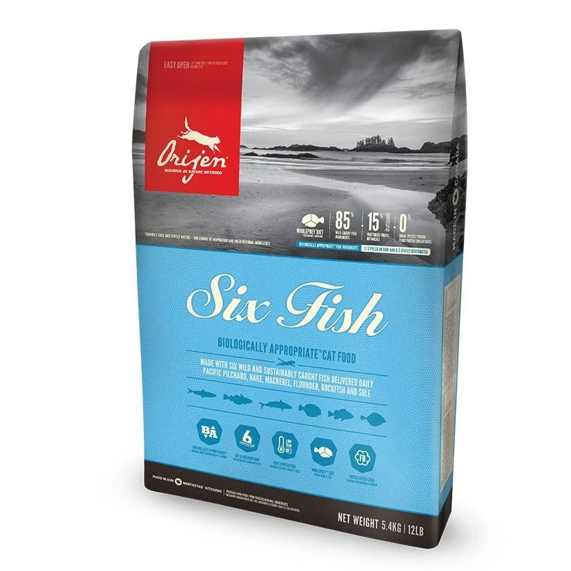 Orijen 6 Fish Chat 5,4 Kg 3 Orijen 6 Fish Chat 5,4 Kg