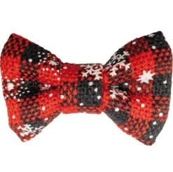 Croci Noeud Papillon Noël Tartan X2