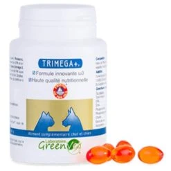 Greenvet Trimega+ Pour Chien Et Chat 60 Capsules