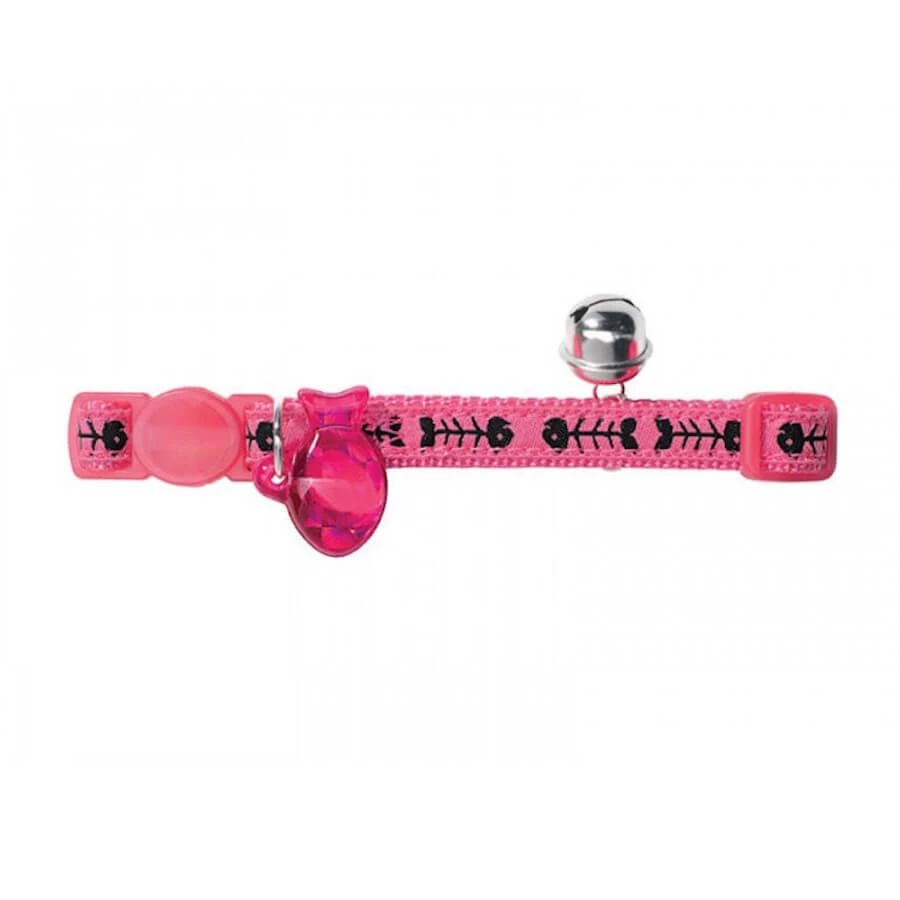 Hunter Collier Arêtes Rose Pour Chat 3 Hunter Collier Arêtes Rose Pour Chat