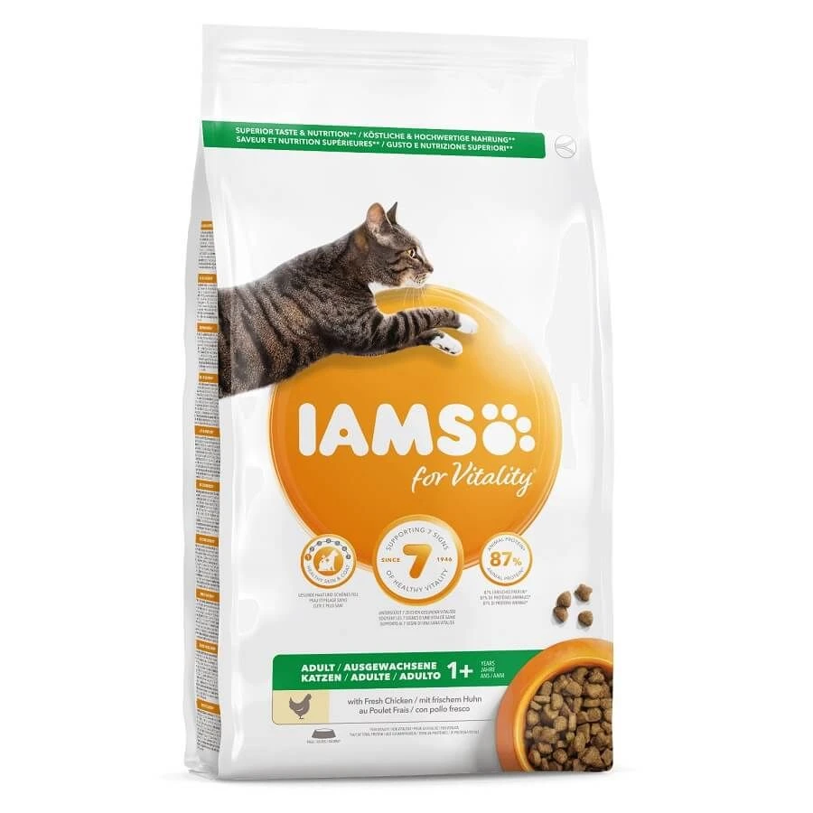 IAMS Vitality Croquettes Chat Adulte Poulet 1.5 Kg
