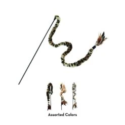 KONG Jouet Canne à Pêche Plumes Oiseau Pour Chat -Boutique Trixie kong swizzle bird teaser jouet canne a pe che pour chat la compagnie des animaux 2