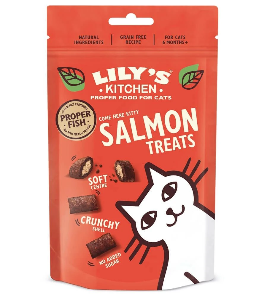 Lily's Kitchen Lily's Kitchen Friandises Sans Céréales Saumon Chat 60 G