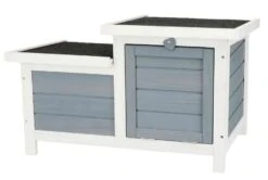 Trixie Natura Maison 70 × 43 × 45 Cm -Boutique Trixie natura maison pour petits animaux grisblanc 70 43 45 cm2