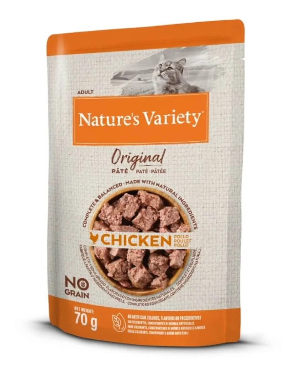 Nature's Variety Nature's Variety Pâtée Original Chat No Grain Poulet 70 G