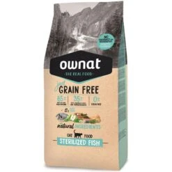 Ownat Grain Free Just Stérilisé Poisson Chat 8 Kg