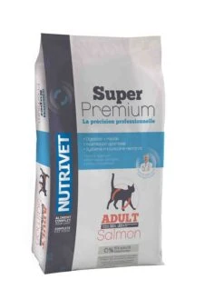 Nutrivet Super Premium Croquettes Chat Saumon 3.5 Kg