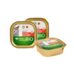 Équilibre & Instinct Bio Chat Bœuf 16 X 100 G -Boutique Trixie pat es boeuf bio chat 1