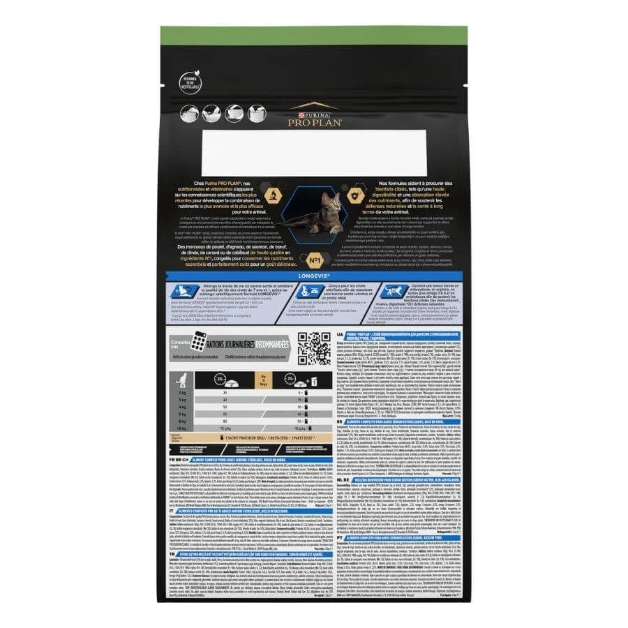 Purina Proplan Longevis Chat Senior Sterilised Dinde 1,5 Kg 9 Purina Proplan Longevis Chat Senior Sterilised Dinde 1,5 Kg – Image 7