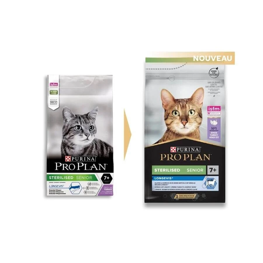 Purina Proplan Longevis Chat Senior Sterilised Dinde 1,5 Kg 6 Purina Proplan Longevis Chat Senior Sterilised Dinde 1,5 Kg – Image 4