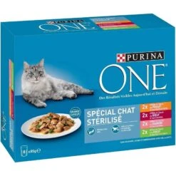 Purina One Chat Stérilisé Multivariétés 8 X 85 G -Boutique Trixie purina one multivari t s