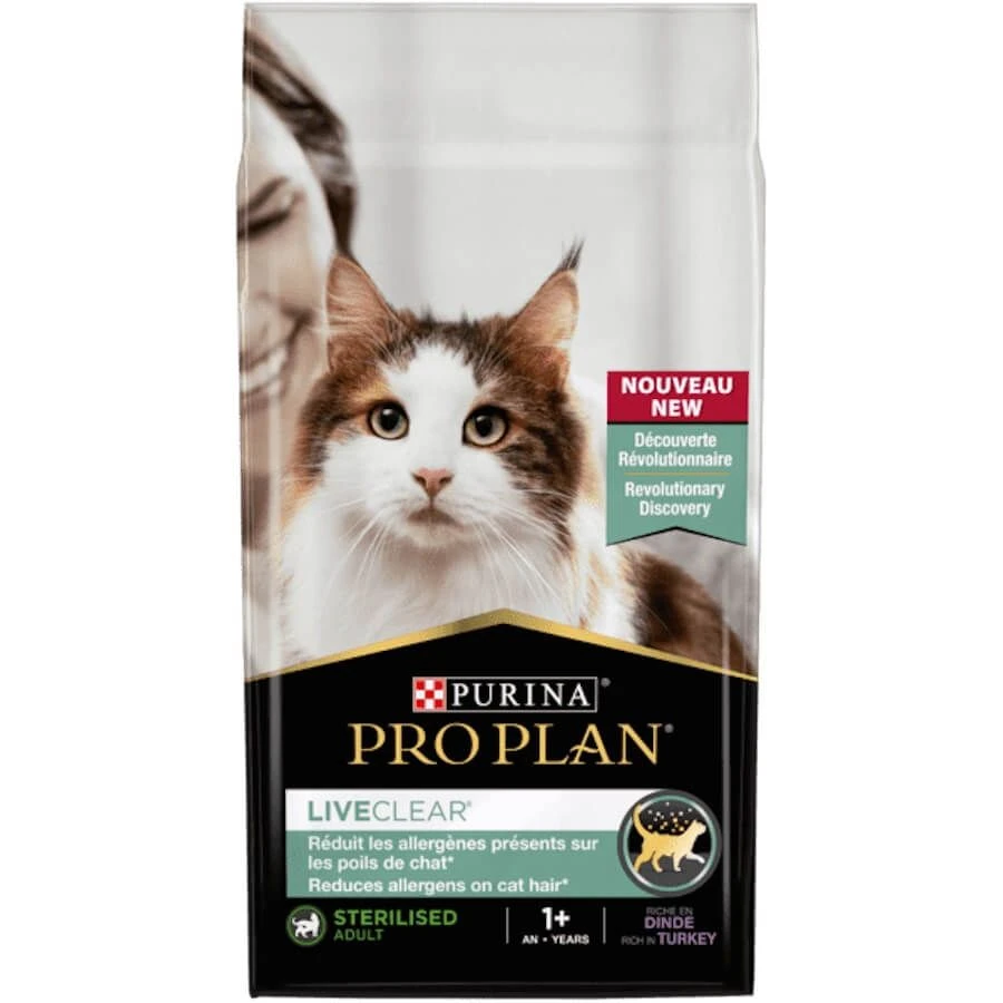 Purina Proplan Cat LiveClear Sterilisé Adult Dinde 2,8 Kg