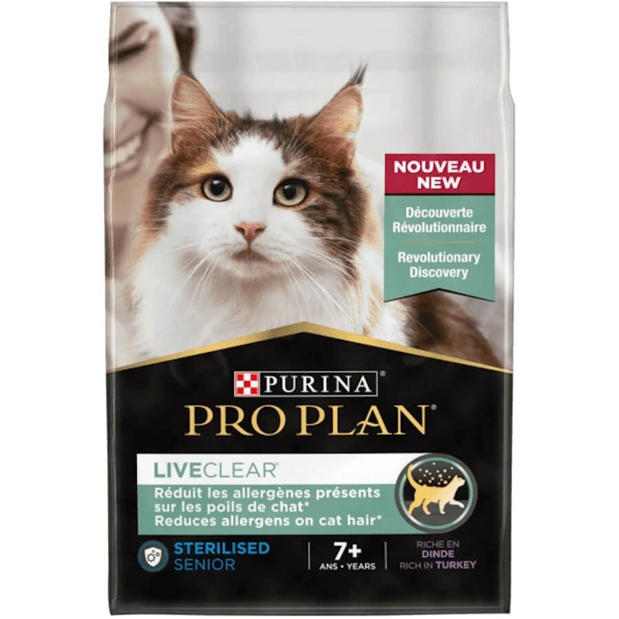 Purina Proplan Cat LiveClear Sterilisé Senior Dinde 2,8 Kg