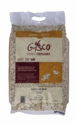 Gasco Litière Végétale Rafle De Mais 12 Kg