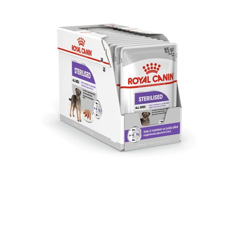 Royal Canin Canine Care Nutrition Sterilised Mousse 12 X 85 G