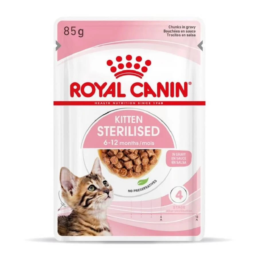 Royal Canin Kitten Sterilised Sachet 12 X 85 Grs 6 Royal Canin Kitten Sterilised Sachet 12 X 85 Grs – Image 4