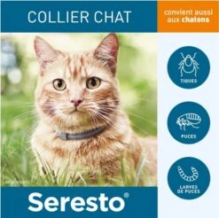 Seresto Collier Antiparasitaire Chat X2 -Boutique Trixie seresto chat