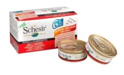 Schesir Thon Crevettes Gelée Pour Chat Multipack 6 X 50 G