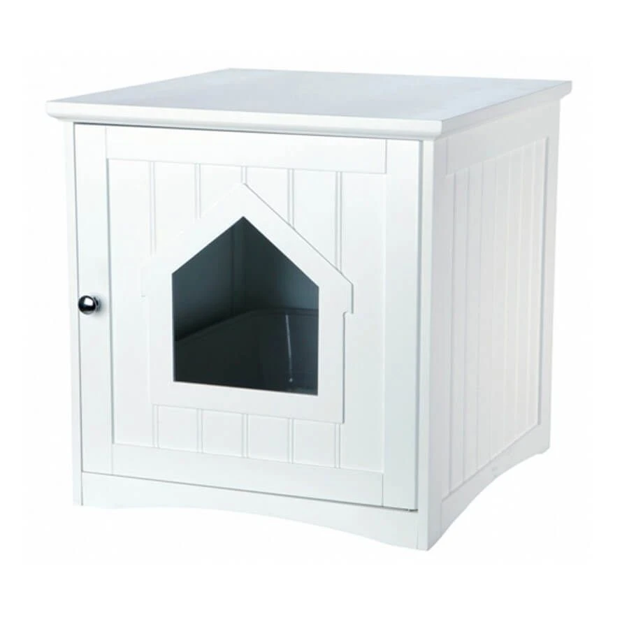 Trixie Cabane De Toilette Chat Blanc 49 × 51 × 51 Cm 3 Trixie Cabane De Toilette Chat Blanc 49 × 51 × 51 Cm