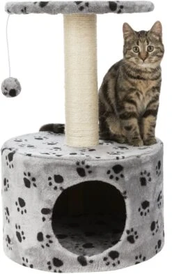 Trixie Arbre à Chat Toledo Gris Pour Chaton 61 Cm -Boutique Trixie trixie arbre chat toledo 61 cm