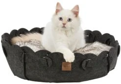 Trixie Lit Elli Anthracite Pour Chat ø 50 Cm -Boutique Trixie trixie lit elli anthracite pour chat 7