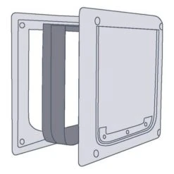 Tunnel Pour Chatière Trixie 2 Positions S-M Blanc
