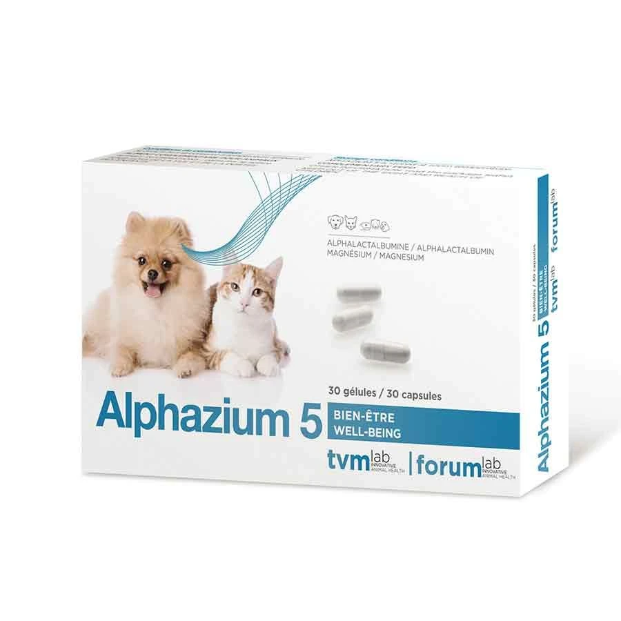 TVM Alphazium 5 Chat Et Chien Stressé 30 Gélules 3 TVM Alphazium 5 Chat Et Chien Stressé 30 Gélules