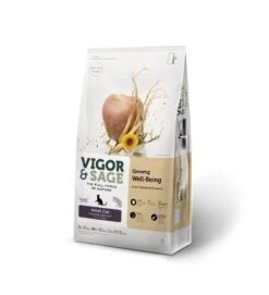 Vigor & Sage Chat Ginseng / Poulet 4 Kg - Destockage