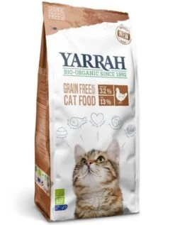 Yarrah Bio Croquettes Poulet / Poisson Sans Céréales Chat Adulte 800 G - Destockage