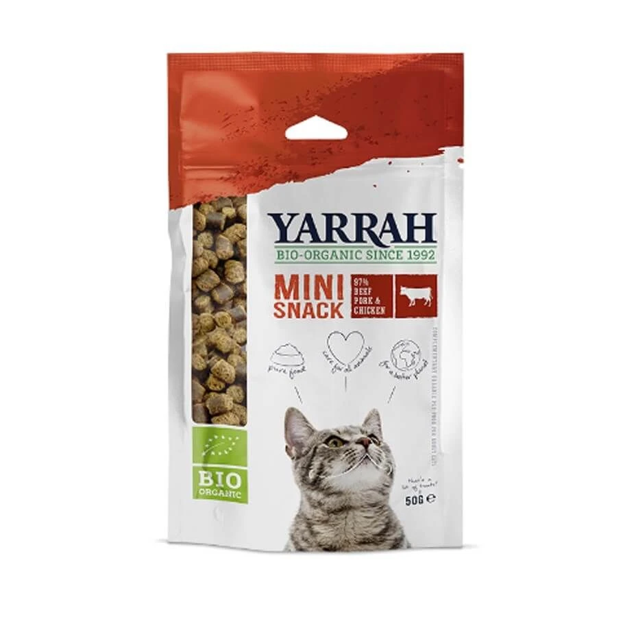 Yarrah Mini Snack Bio Pour Chat 50 G 3 Yarrah Mini Snack Bio Pour Chat 50 G