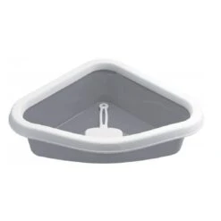 Zolux Bac à Litière D'Angle Corner Gris