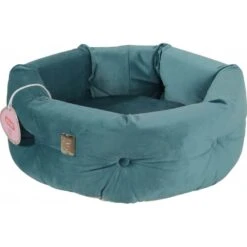 Zolux Corbeille Chesterfield Chambord Pour Chien Et Chat Vert -Boutique Trixie zolux corbeille chesterfield chambord vert pour chats et chien velours 1
