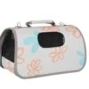 Zolux Panier De Transport "Flower" Gris L -Boutique Trixie zolux panier de transport flower gris 2
