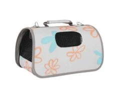 Zolux Panier De Transport "Flower" Gris L