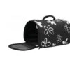 Zolux Panier De Transport "Flower" Noir L -Boutique Trixie zolux panier de transport flower noir l