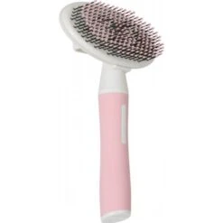 Zolux Anah Brosse Slicker Doux Rétractable Rose Chat 8 Zolux Anah Brosse Slicker Doux Rétractable Rose Chat -Boutique Trixie zolux anah brosse slicker doux rose picots 1